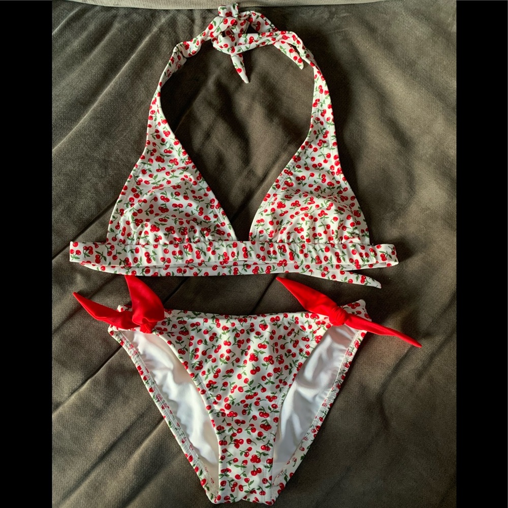 Vintage Y2K Shoshanna Swimwear Cherry 🍒 👙 Bikini
